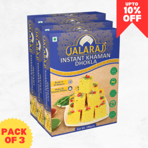 Jalaraj Instant Khaman Dhokla 180gms Pack of 3